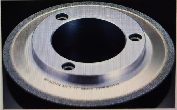 Precision disc dressing wheel for gear grinding